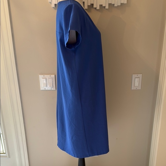 Chelsea28 Short Sleeve Blue Sheath Dress Size M - Picture 4 of 8